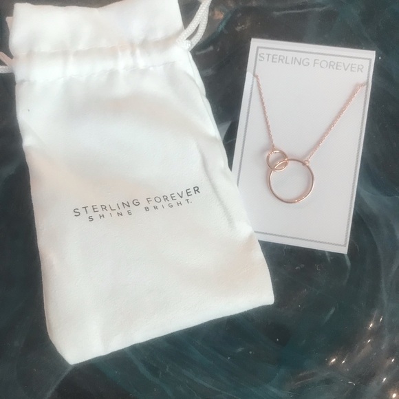 πHOST PICK 8/2! - Interlocking Open Circle Pendant - Rose gold - Picture 7 of 7